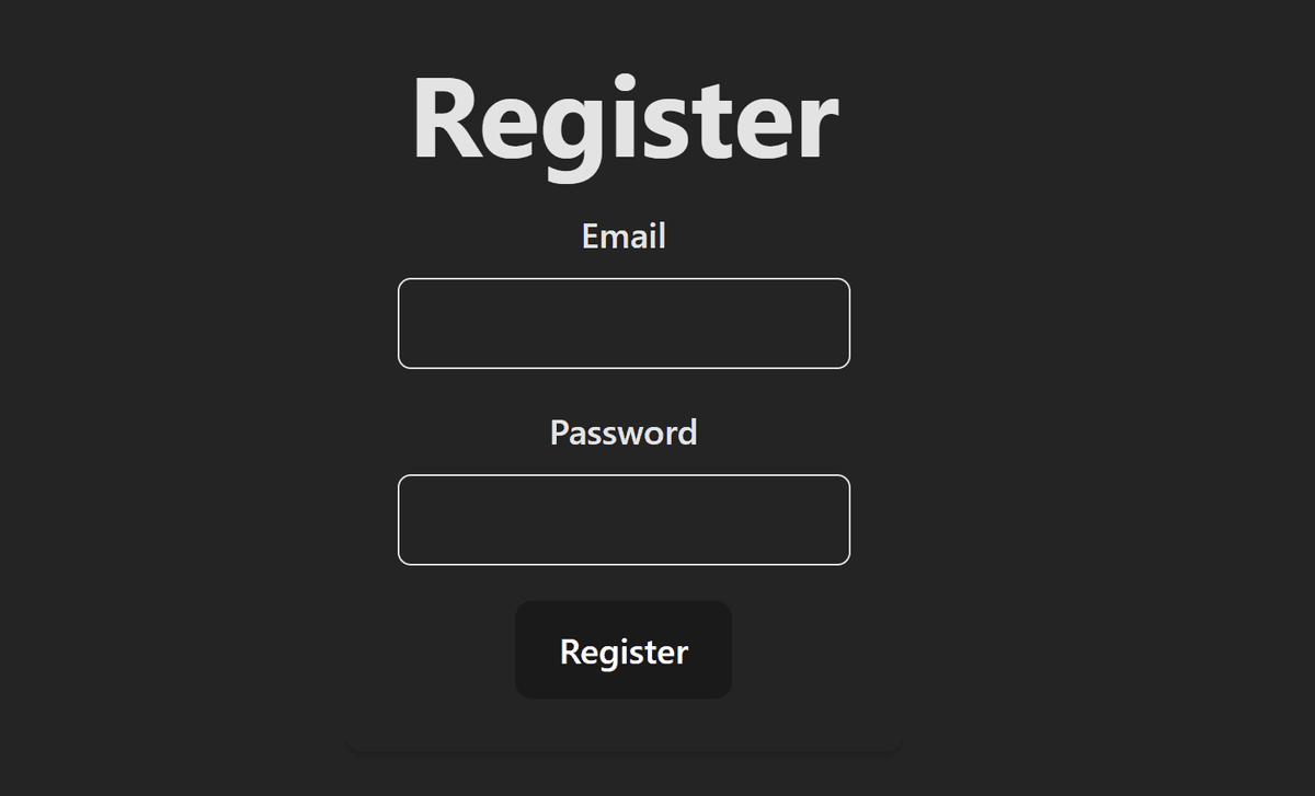 Intrinsic Clipper web client registration page